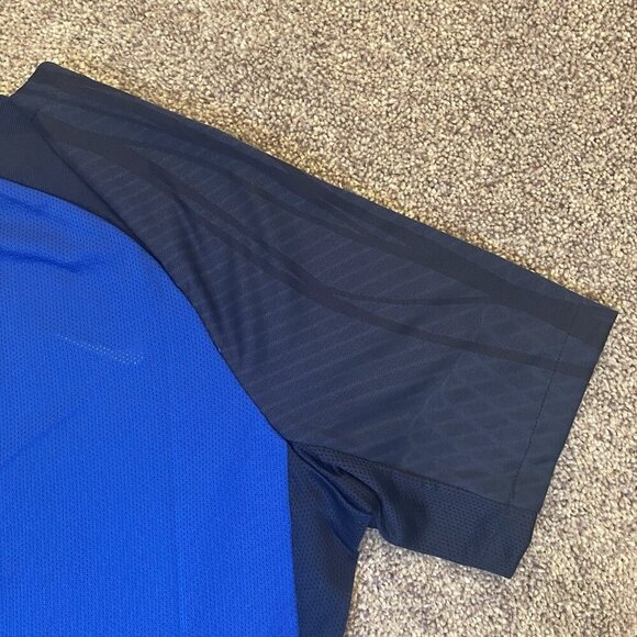 Nike Women's Strike III Soccer Jersey Dri-Fit Blue Short Sleeve Size L - NWT $50 - Picture 7 of 13